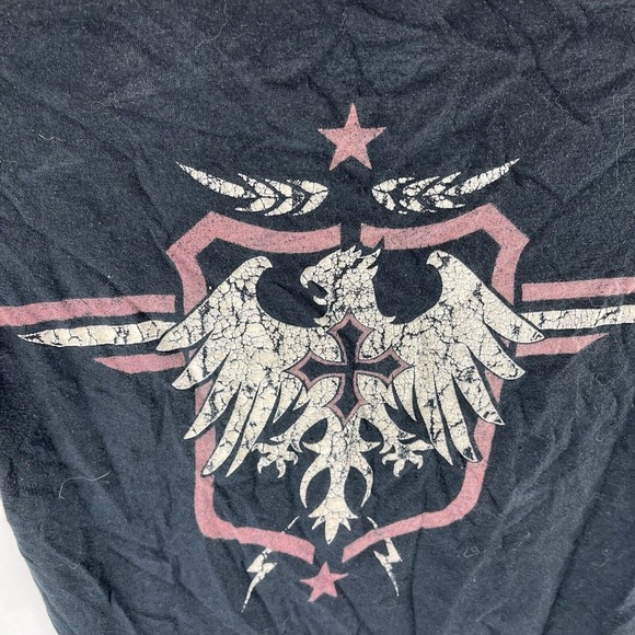 RAW STATE T SHIRT MENS SMALL DOUBLE SIDED SHIRT SLEEVE TEE REDEMPTION LIVE FREE - Picture 7 of 12